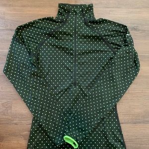 Polka dot Nike quarter zip